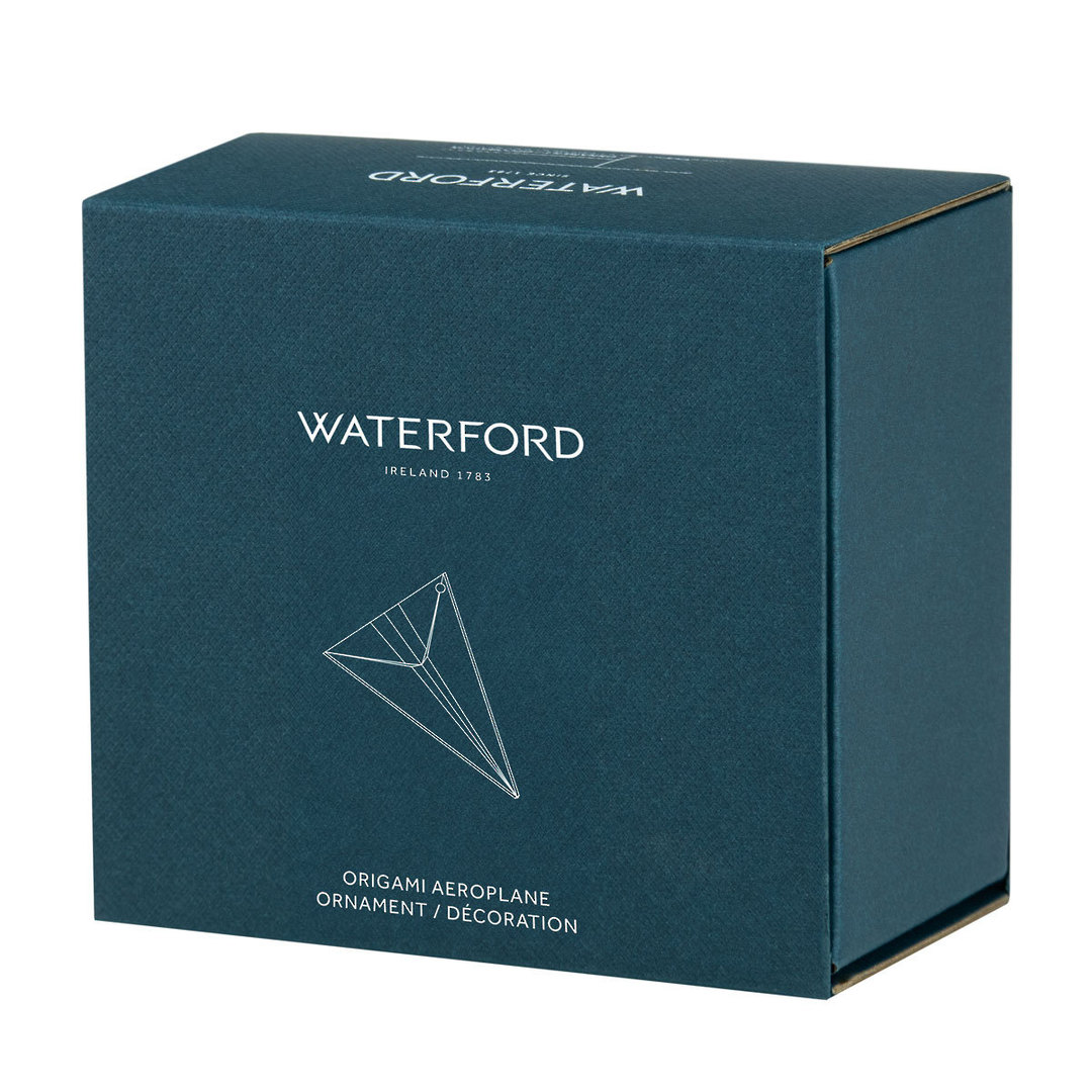 INDENT - Waterford Origami Aeroplane Ornament image 2